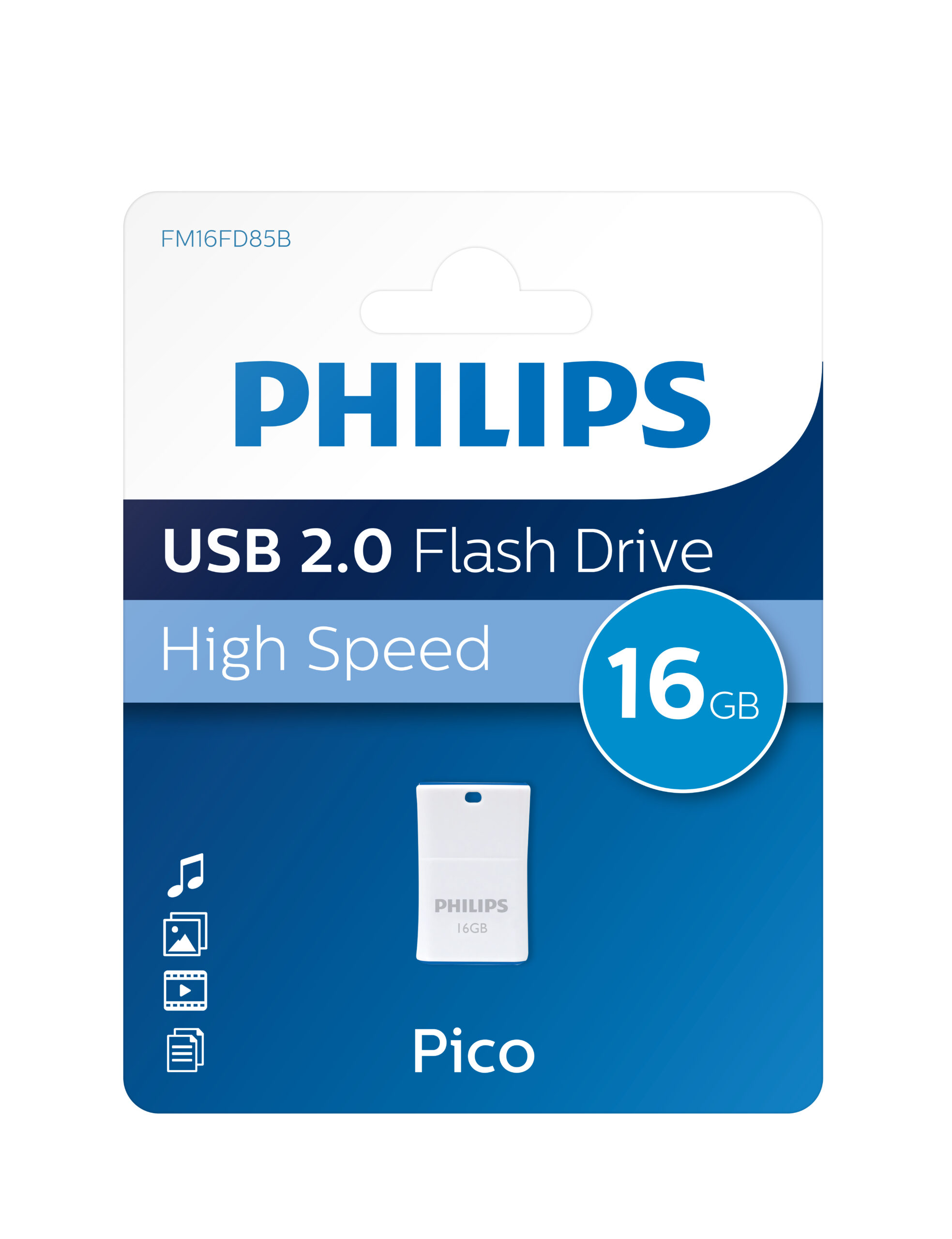 PHMMD16GBPICO* PH USB 16GB Pico edition plavi, PHILIPS*