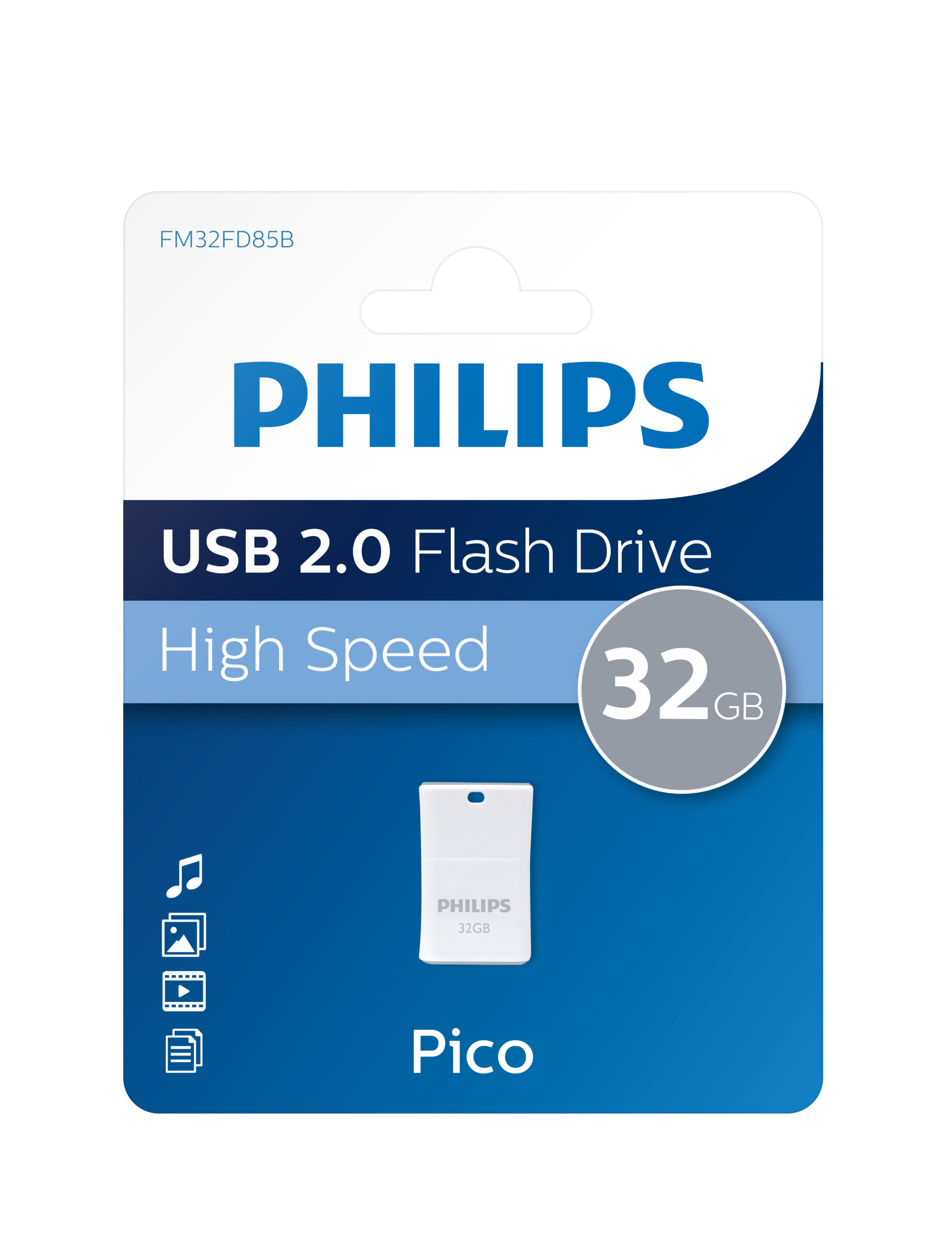 PHUSB32GPICO PH USB 32GB Pico edition sivi, PHILIPS