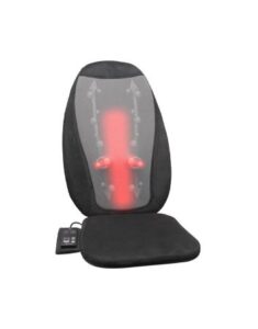 LA110317  D LA masažna sjedalica Shiatsu Massager crno/siva