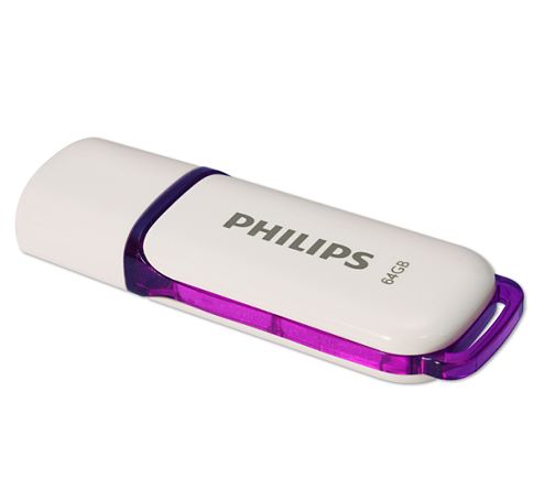 PHMMD64GBS200* PH USB 64GB Snow edition purple, PHILIPS*
