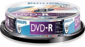 PHOVRG471016SP PH DVD-R 4.7GB 16x spindle 10/1