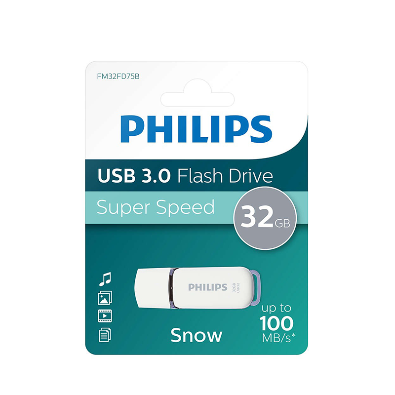 PHMMD32GBS200U3* PH USB 32GB USB 3.0 Snow edition sivi, PHILIPS*