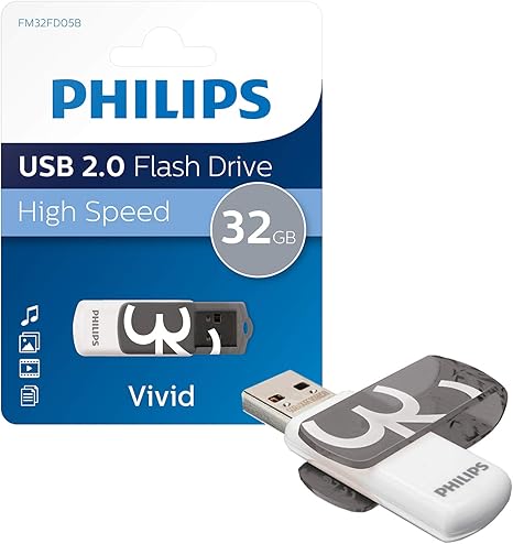 PHMMD32GBVIV* PH USB 32GB Vivid edition sivi, PHILIPS*