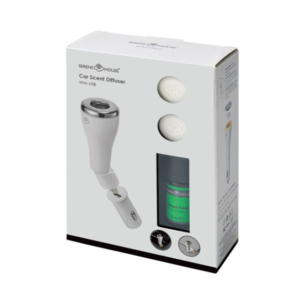 171501023 SH Aroma difuzor za automobil Knight White - set