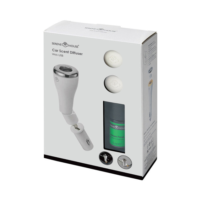 171501023 SH Aroma difuzor za automobil Knight White - set