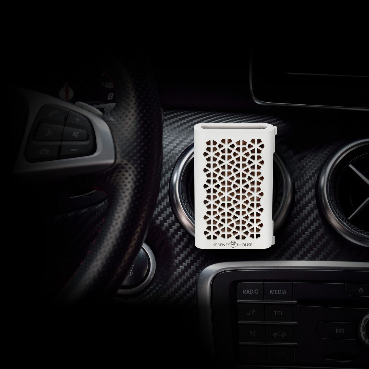 192104013 SH Aroma difuzor za automobil Puccini Lava Rock bijeli