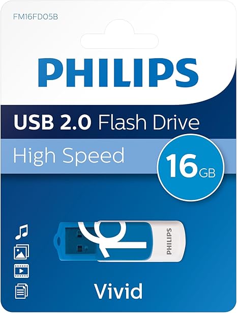 PHMMD16GBVIV* PH USB 16GB Vivid edition plavi, PHILIPS*